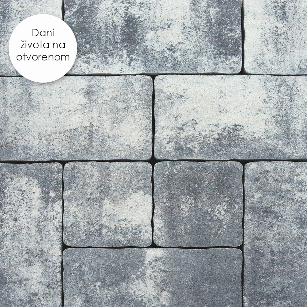 SEMM.VENETIA KOMBI F. SIVO CRNO BIJELA