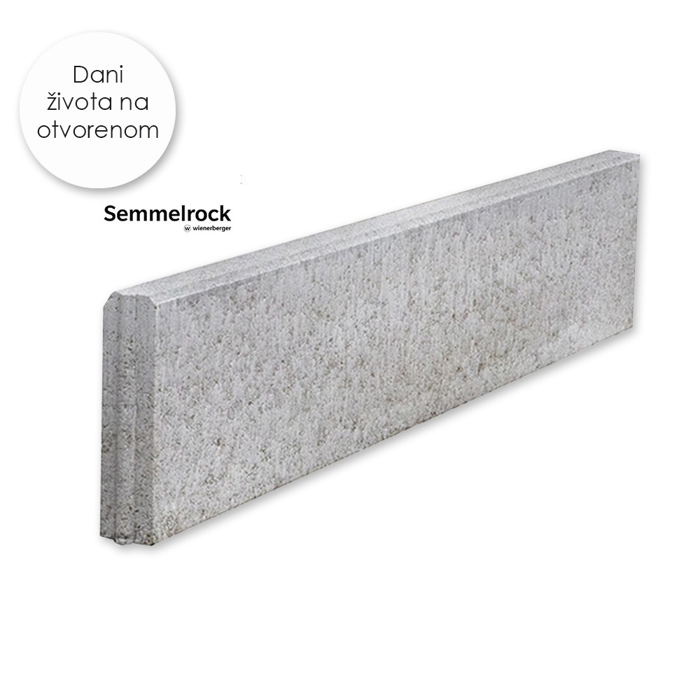 RUBNJAK   5X20X100CM SEMMELROCK SIVI RAVNI (#60)