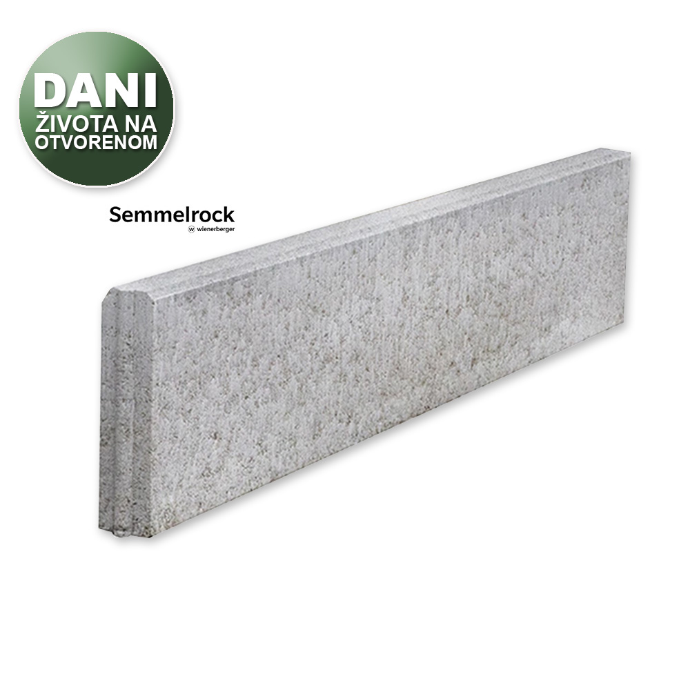 RUBNJAK   5X20X100CM SEMMELROCK SIVI RAVNI (#60)
