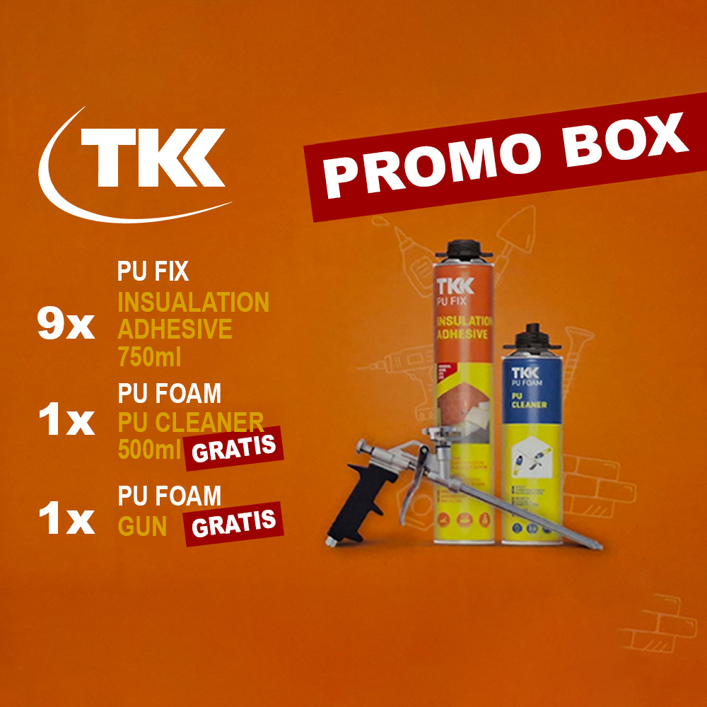 TKK BOX SET PUR PJENA+ČISTAČ+PIŠTOLJ