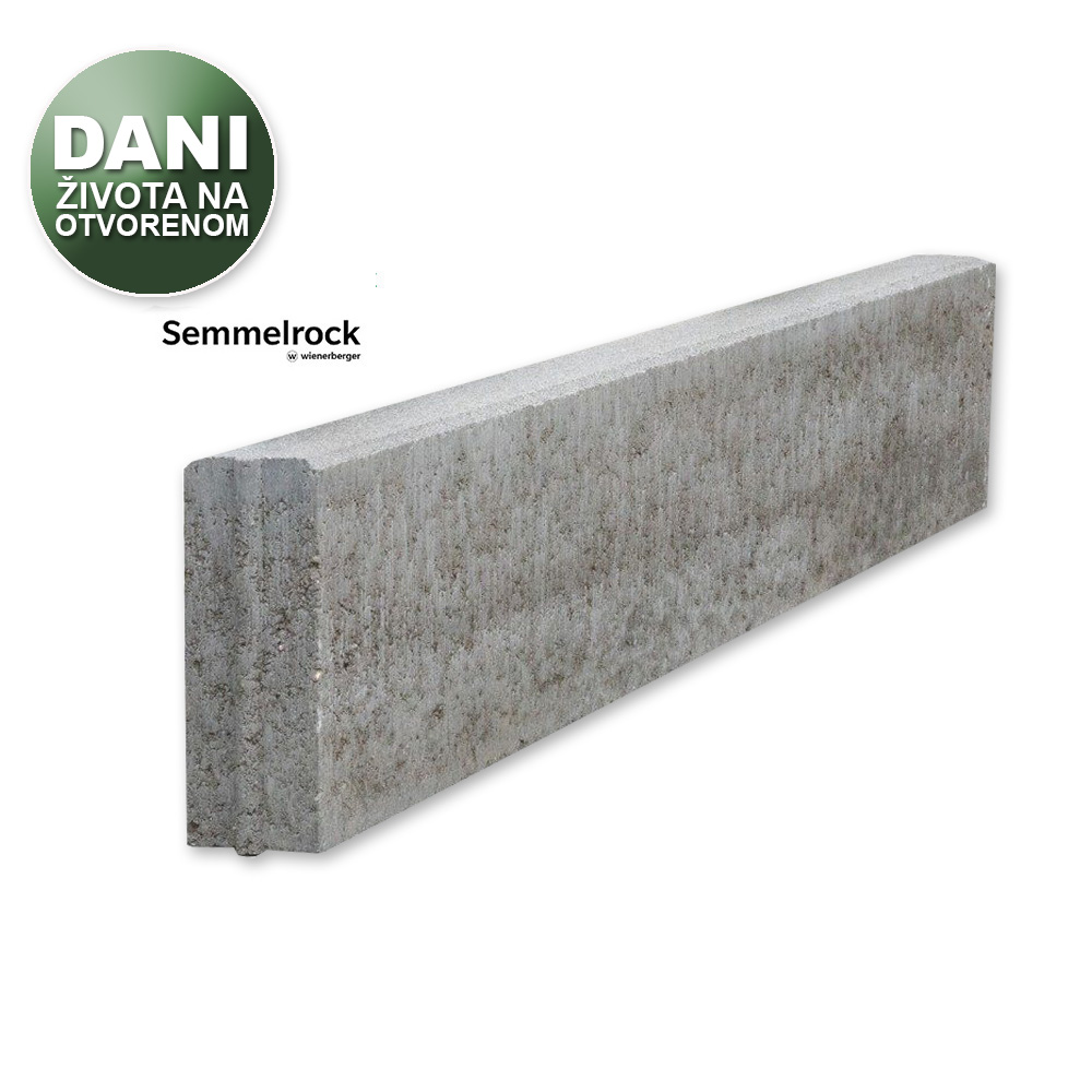 RUBNJAK   8X20X  50CM SEMMELROCK SIVI (#60)