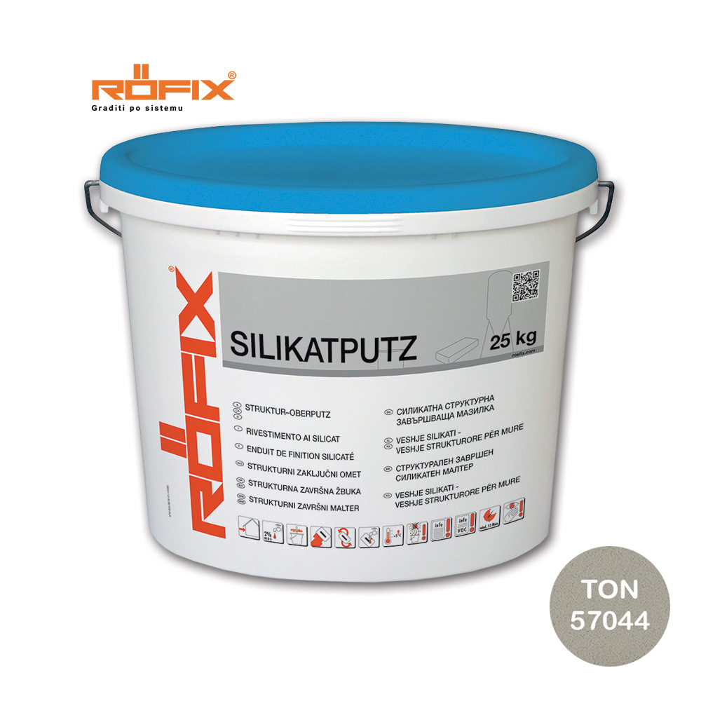 ROFIX ŽBUKA SILIKATPUTZ 2,00MM 25KG OBOJENI,RAZRED I-III